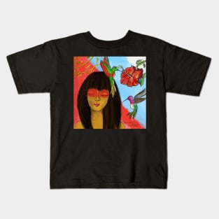 Taino Woman Kids T-Shirt